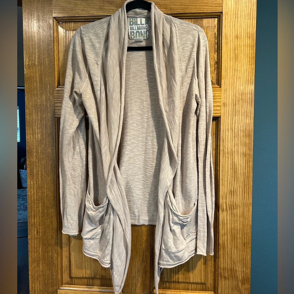 Billabong Women's Cream Drape Cardigan